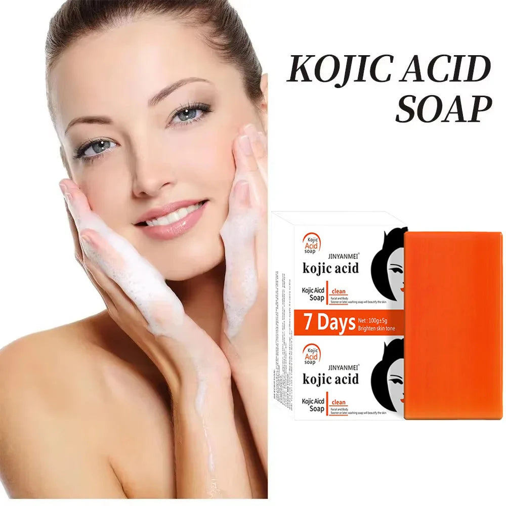 SADOER Kojic Acid Brightening Soap – Deep Cleanse & Hydrate