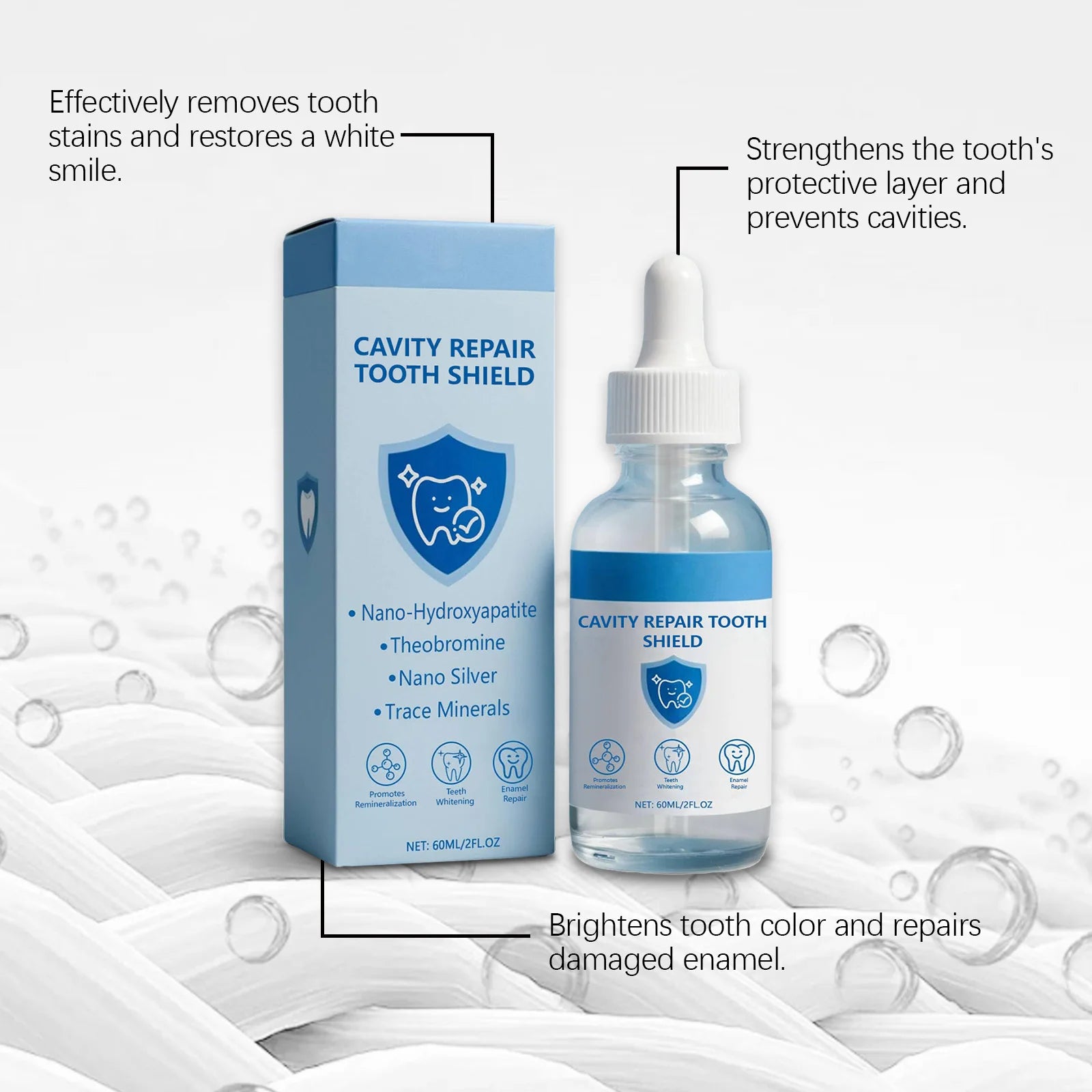 Teeth Essence Serum Toothpaste Surfaces to Reduce Stains Long-Lasting Freshness with Natural Shine Gentle Care for Oral Hygiene Oasis Select