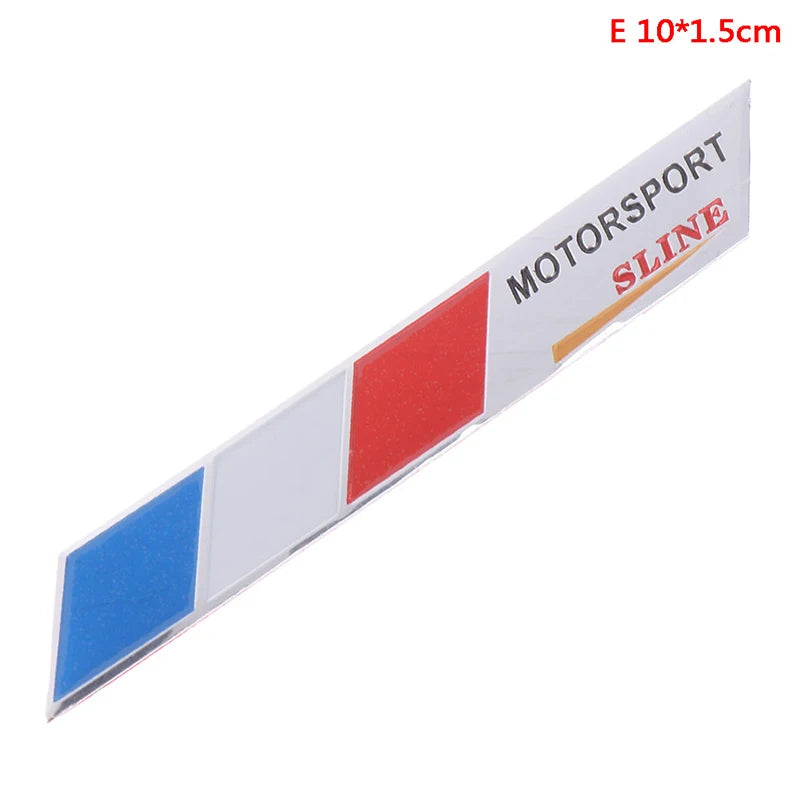 1Pc French flag logo emblem alloy badge car motorcycle decor stickers Oasis Select E
