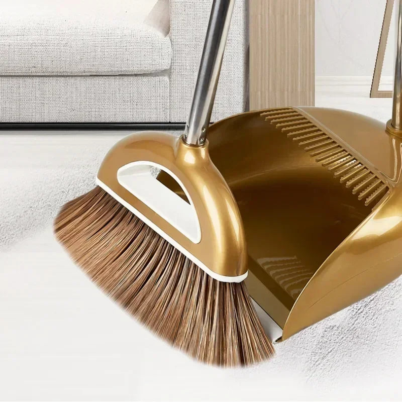 Magic Broom and Plastic Dustpan Set Cleaning Tools Sweeper Wiper for Floors Home Accessories Sweeping Dust Brush Multifunction Oasis Select