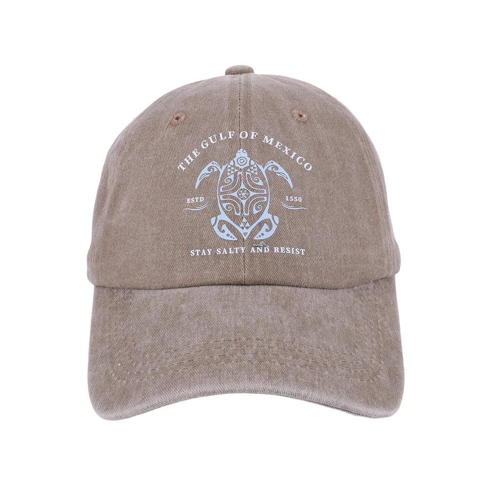 Washed Cotton Baseball Cap Retro Golf Dad Hat Adjustable Trucker Hat Plain Cap Outdoor Sports Sun Hat for Men Women Unisex Oasis Select Khaki United States
