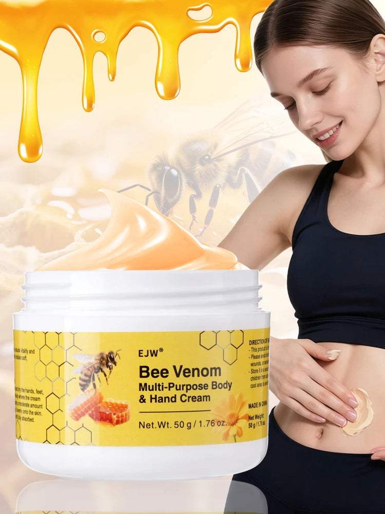 Bee Venom Care Set Bee Venom Facial Lifting Cream Firms and Lifts Loose Skin, Smoothes Skin |Eye Cream for Reduce Eye Puffiness, Oasis Select