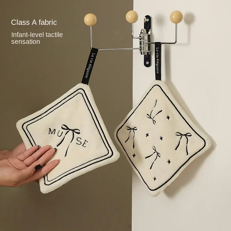 Hand Towel Class A Household Double-layer Thickened Strong Water-absorbent Bathroom Kitchen Children's Towel Oasis Select