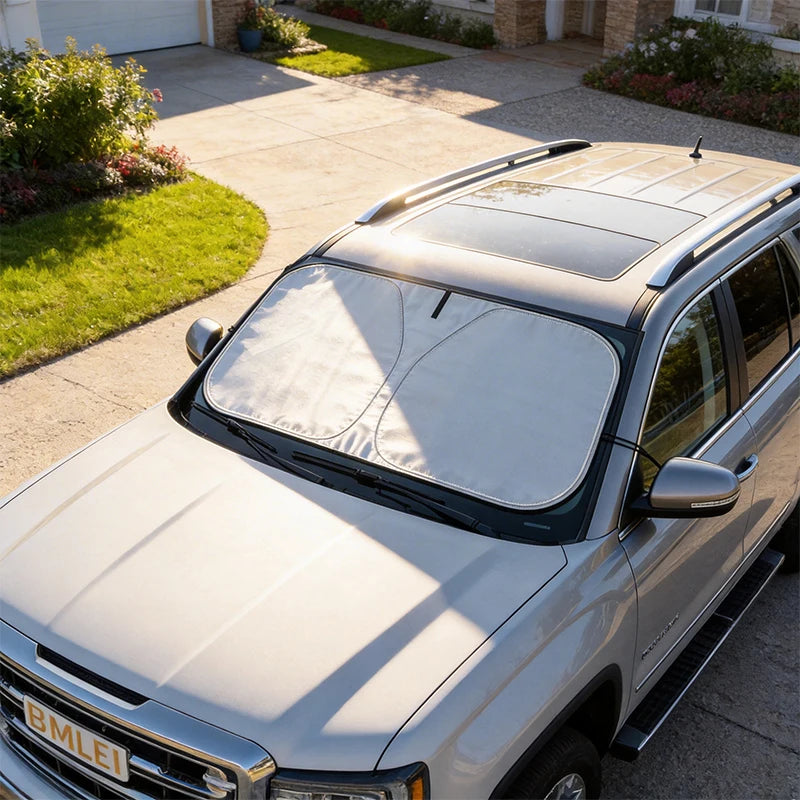 Folding Windscreen Visor Car Front Window Sunshade Cover Sun Shade Windshield New Summer Auto UV Protection Styling Accessories Oasis Select