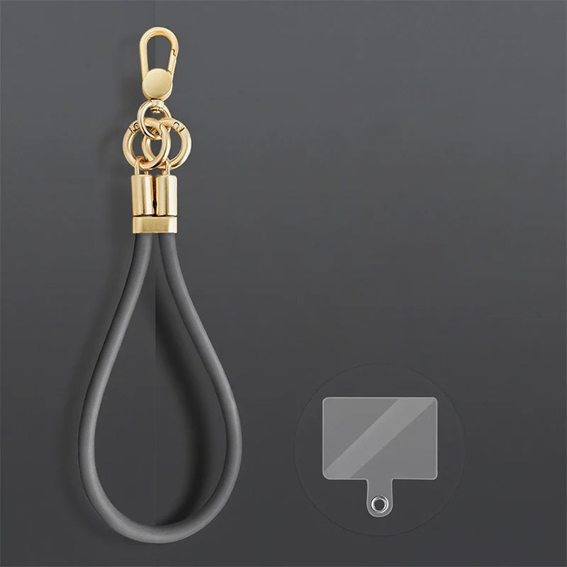 Adjustable Universal Silicone Wrist Strap Phone Case Women's Handheld Keychain Durable Outdoor Bapa Chain Portable USB Oasis Select A4