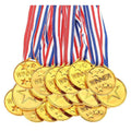 30Pcs Plastic Gold Winners Medals Trophy Children Game Sports Prize Awards Toys For Kids Birthday Party Favors Pinata Fillers Oasis Select 30pcs