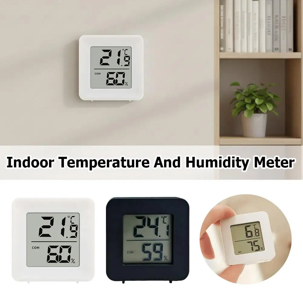 Mini Digital Thermometer Hygrometer – LCD Temp & Humidity Gauge