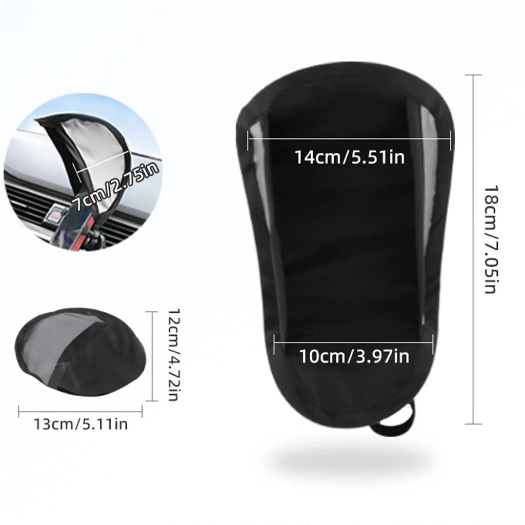 Car Phone Sunshield Smartphone Center Console Navigation Anti-Glare Cover Phone Shade for Car Phone Shade for Car Suv Mpv Rv Oasis Select