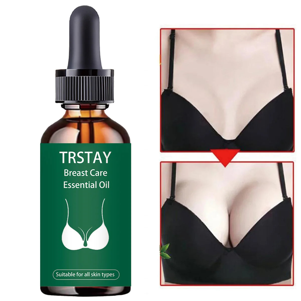 TRSTAY Natural Breast Firming & Lifting Essential Oil Firming Body Oil Oasis Select