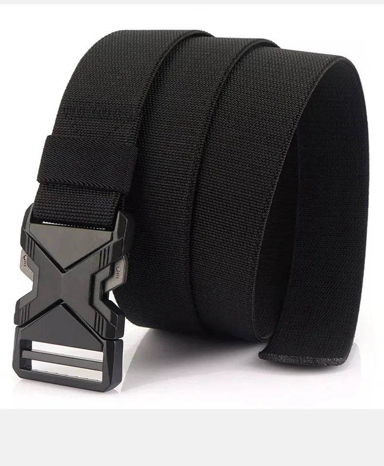 1pc Men's Tactical Sports Belt, Adjustable Quick Release Buckle Multipurpose Outdoor Training Mountaineering Belt For Ideal Gift Oasis Select