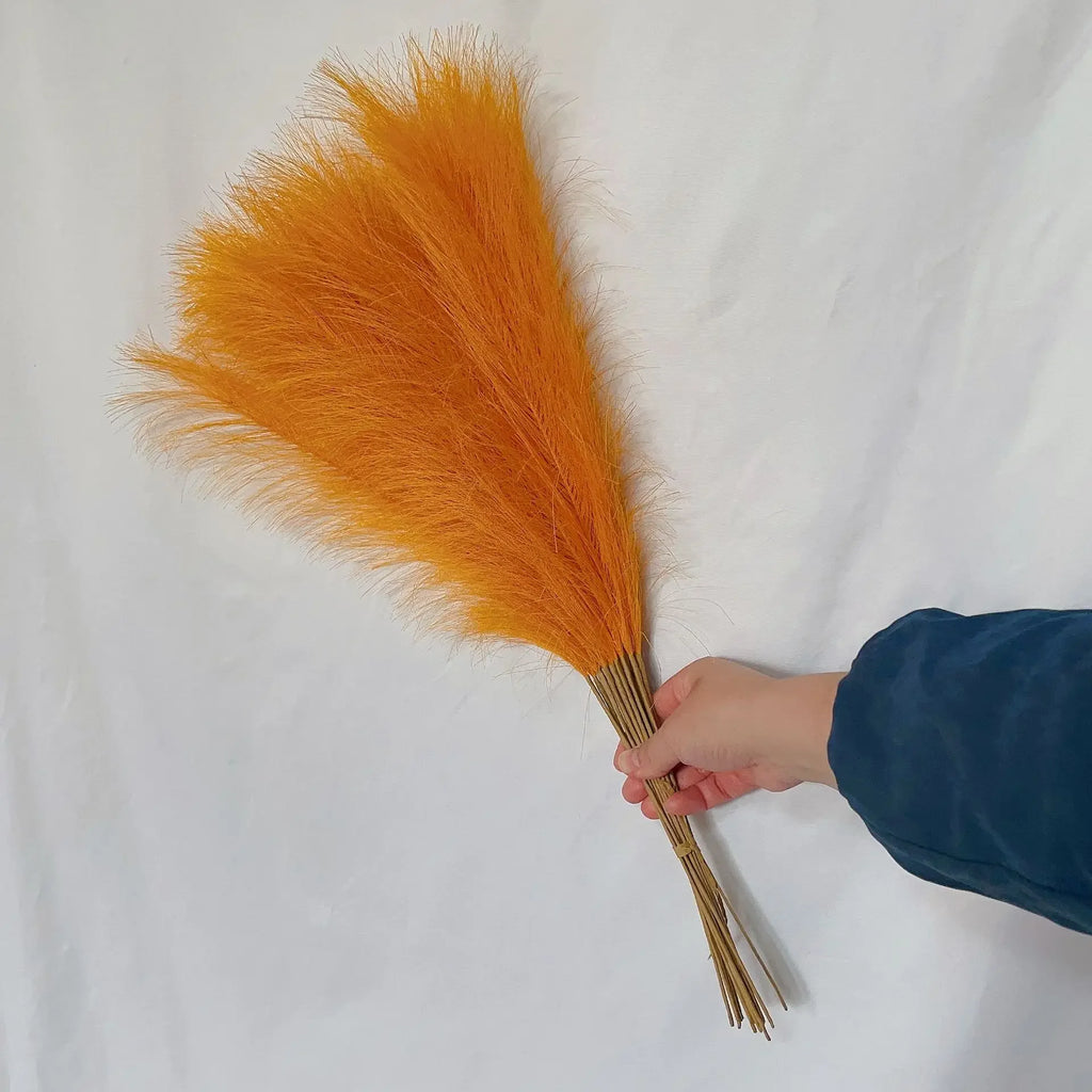 Fluffy Pampas Grass Boho Decor Flower Fake Plant Reed Simulated