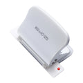 10-Hole Paper Punch Handheld Metal Puncher Support Multiple 20/26/30 Hole Punching 10 Sheet Capacity for A4 A5 B5 Notebook Oasis Select Ivory More Holes