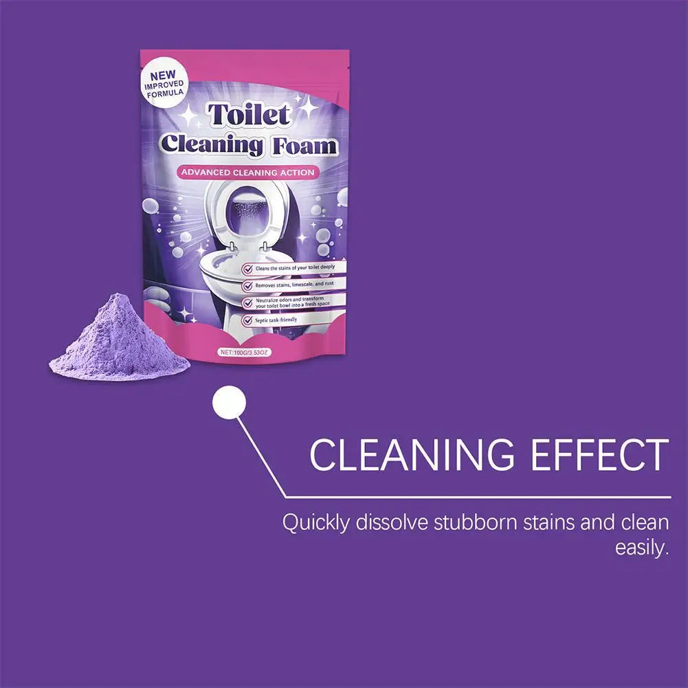 Toilet Bowl Cleaner Powder Foam – Deep Descaling & Stain Remover Toilet Bowl Cleaner Oasis Select