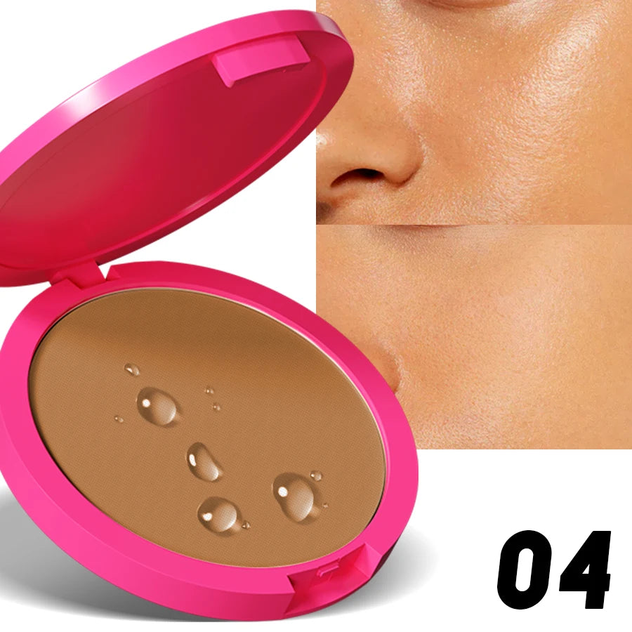 KAFURUX Matte Pressed Powder – Oil Control & Full Coverage