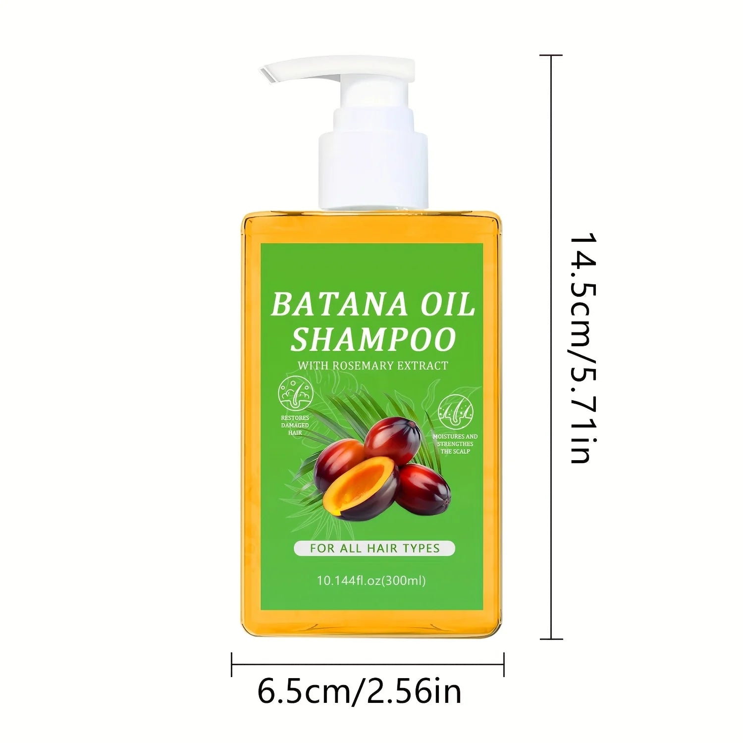 Organic Batana Oil Shampoo with Rosemary | All Hair Types Nourishing Shampoo Oasis Select