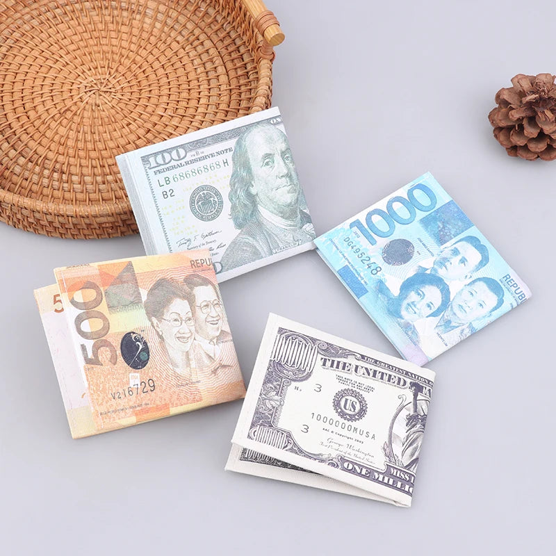 Slim Canvas Print Wallet – Unisex Bifold Card & Cash Holder Canvas Bifold Wallet Oasis Select