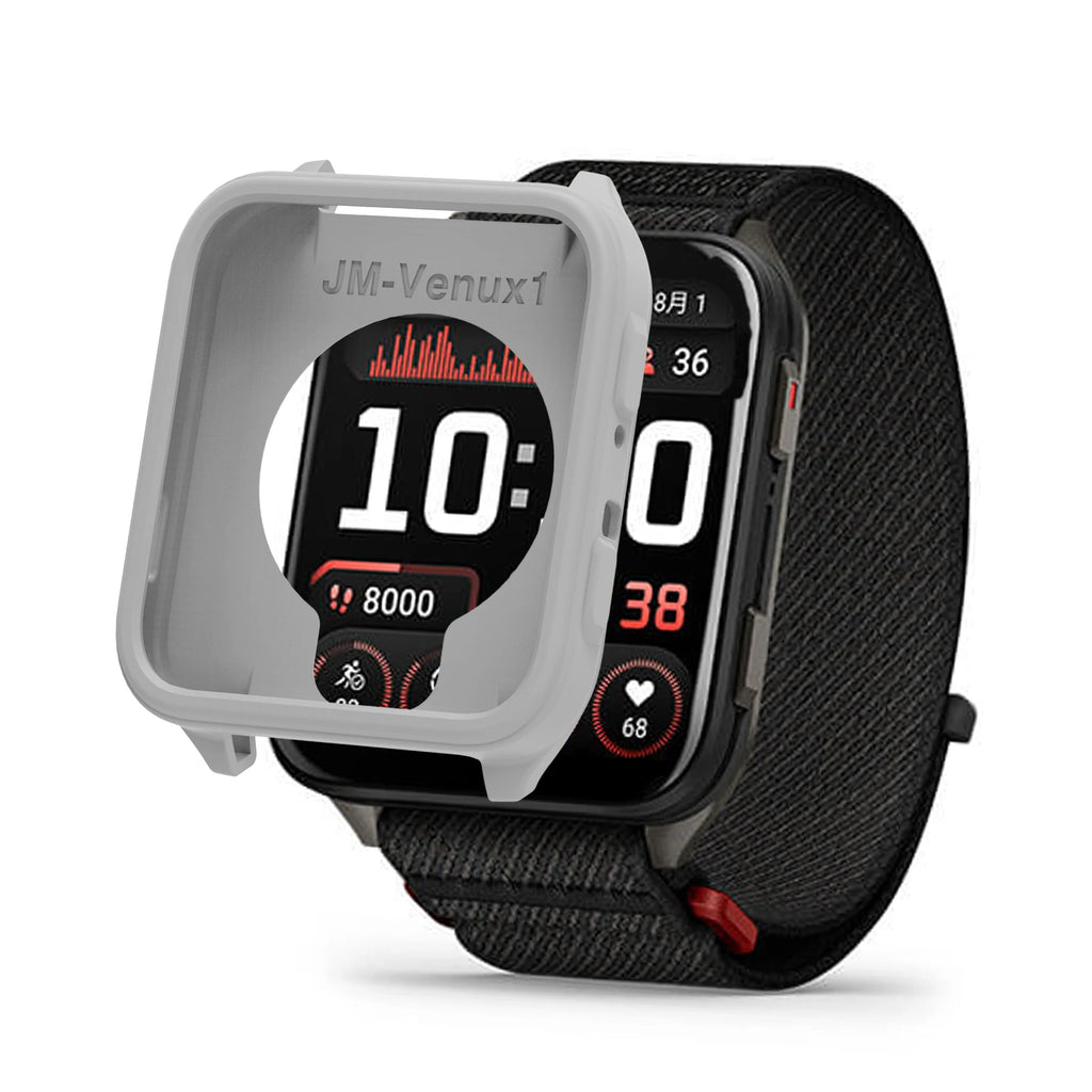 Silicone Case for Garmin Venu X1 – Scratch Bumper Cover Smartwatch Case Oasis Select