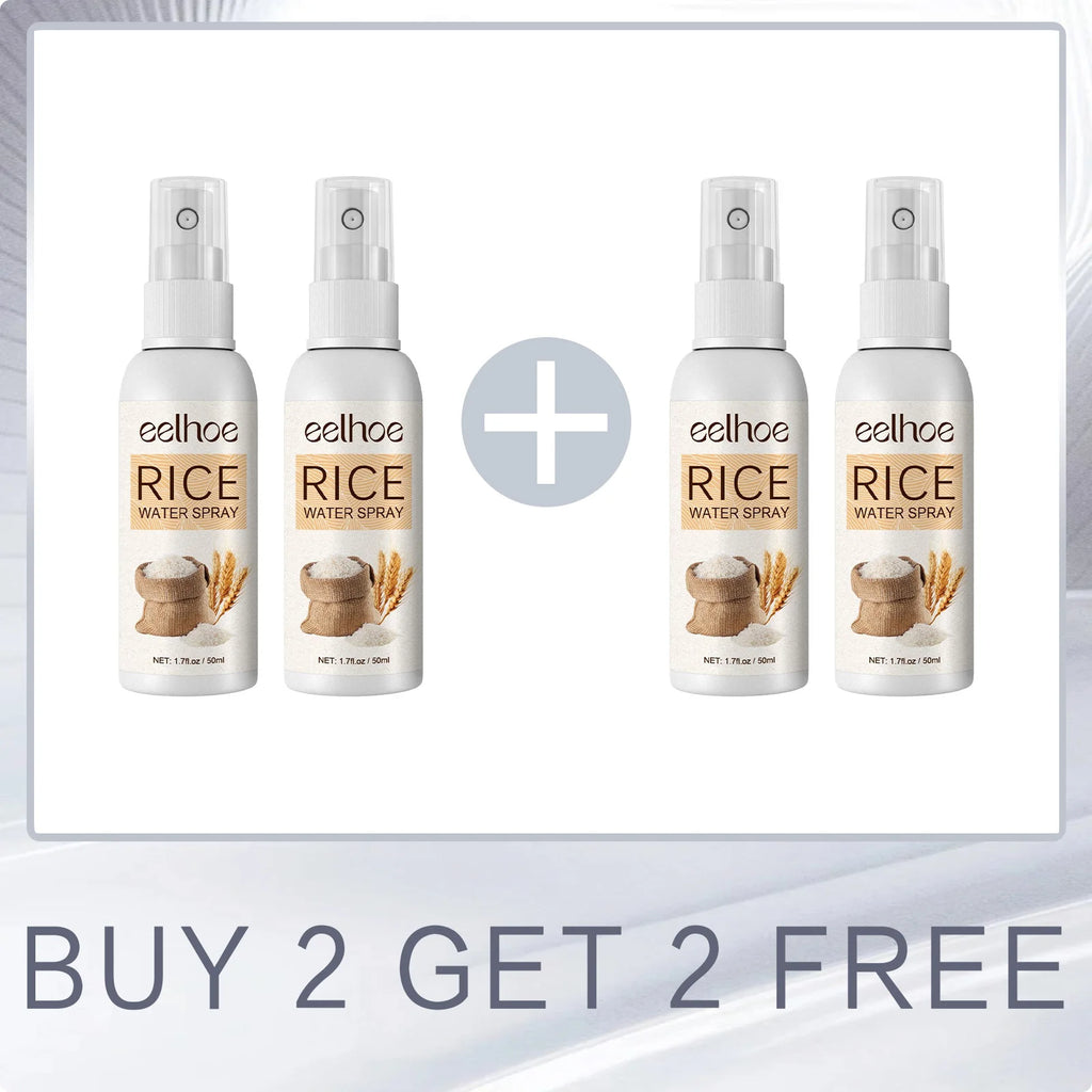 EELHOE Rice Water for Hair Growth Spray Improve Dry Damaged Hair Nourish Vitamins for Healthy Hair Regeneration Treatment Spray Oasis Select Buy 2 for 2 Free