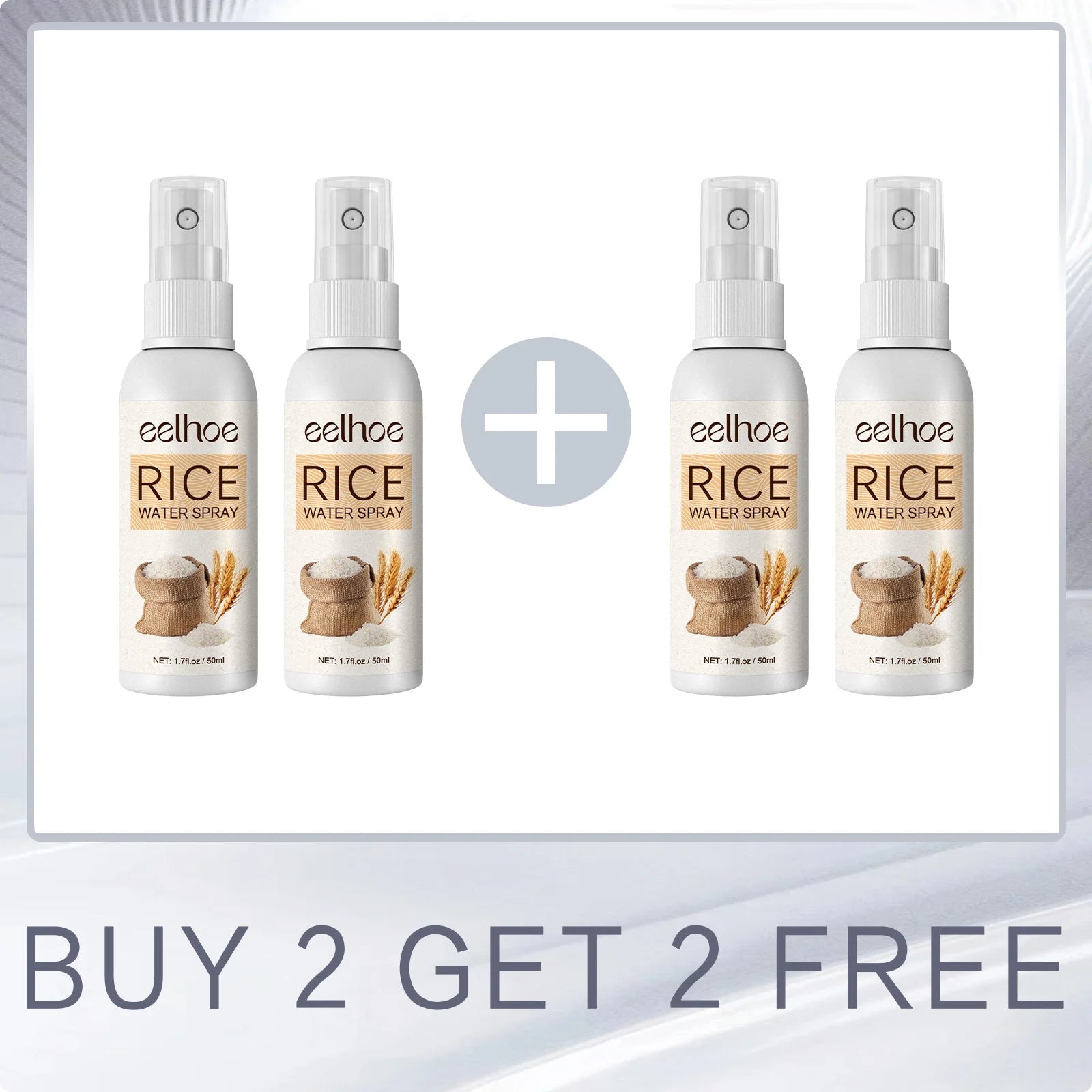 EELHOE Rice Water for Hair Growth Spray Improve Dry Damaged Hair Nourish Vitamins for Healthy Hair Regeneration Treatment Spray Oasis Select Buy 2 for 2 Free