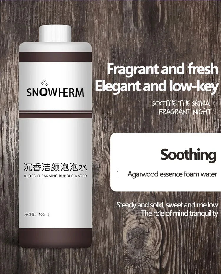 400ml Magic Oxygen cleansing Bubble Machine water For Whole Body Whitening Rejuvenating Skin Cleaning Mite Removing Essence Oasis Select Agarwood flavor 400ml