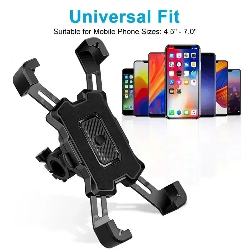Motorcycle Bike Phone Mount 360° Rotatable Phone Holder for Mountain Bike Moto Motorcycle Stand Bracket Non-slip Cycling Oasis Select