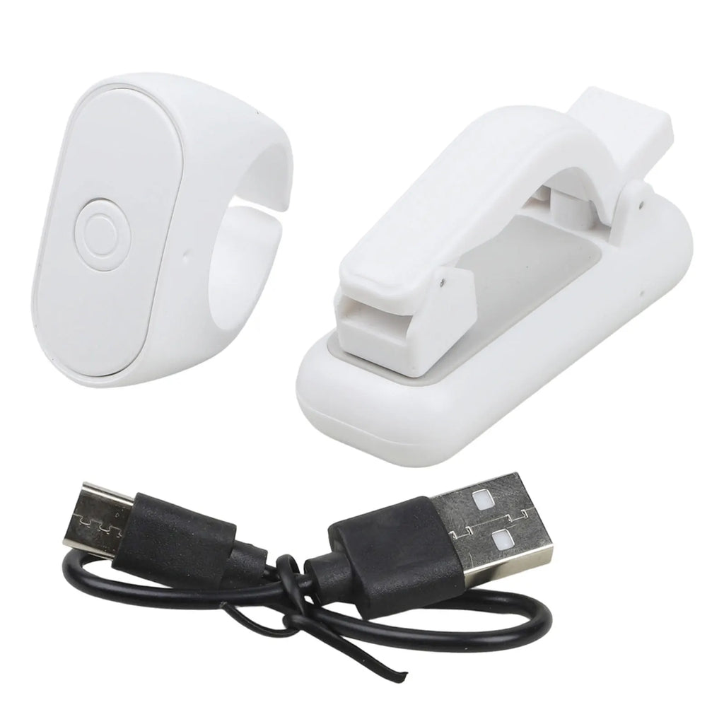 For Kindle Remote Control Page Clicker Hands-Free Reading Photo Capture Portable E-book Remote Control Page Flipping Device Oasis Select White