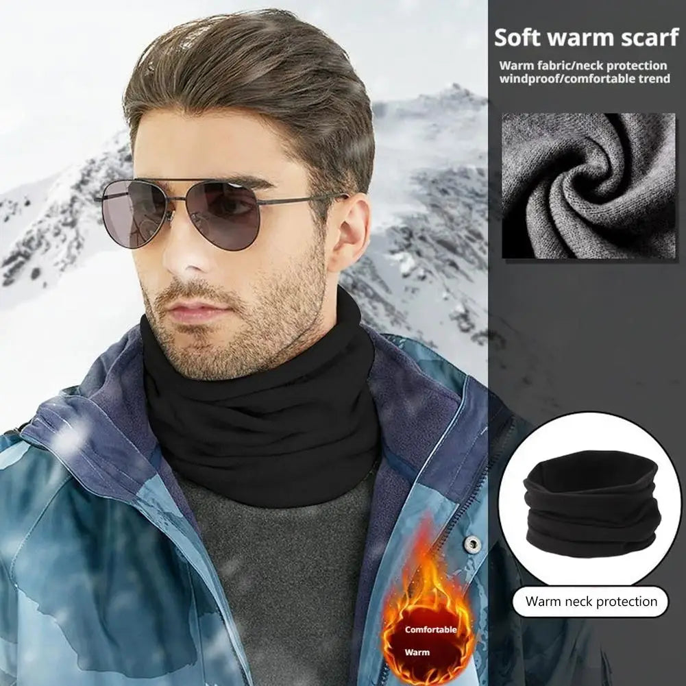 Neck Tube Scarf Winter Ear Warmer Fishing Skating Running Sport Scarf Adjustable Neck Collar Neckerchief Cycling Oasis Select