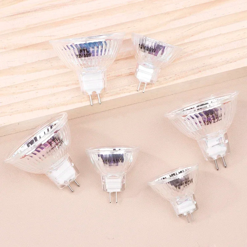 AC/DC 12V Halogen Bulb Lamp Cup Light MR11 MR16 GU5.3 GU10 High Brightness Spotlight Oasis Select