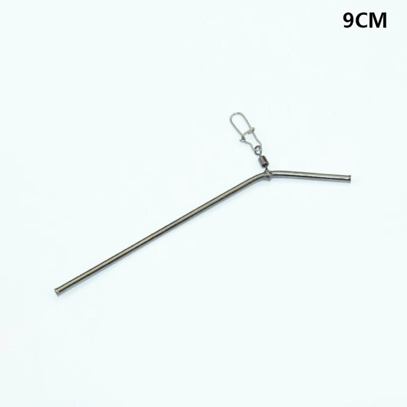 5pcs Fishing Balance Connectors 5/7/9/12CM Small Style Brass Tube Fishing Tackle Anti- Feeder Boom Fish Accessories@#X Oasis Select 9CM-5PCS