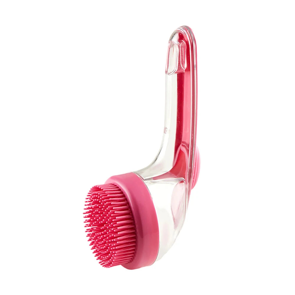 2-in-1 Shampoo Dispenser Scalp Massage Hair Brush