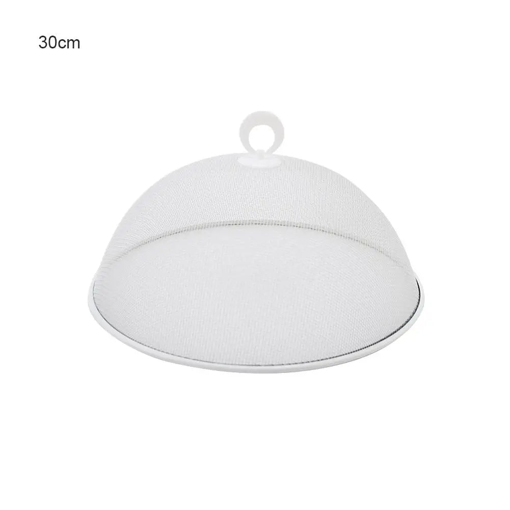 Kitchen Food Mesh Cover - Anti-fly Mosquito Umbrella Tent, Breathable Vegetable Fruit Food Protector Dish Cover for Picnic Table Oasis Select White