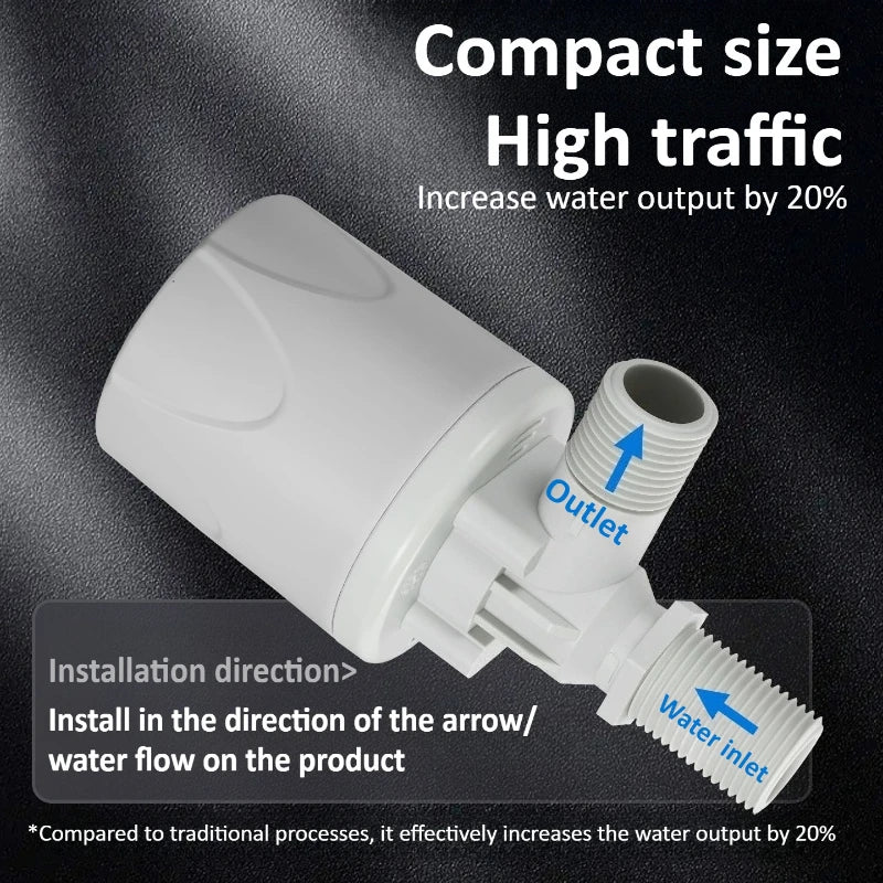 4 6 Points 1 Inch Fully Auto Float Valve Automatic Water Level Regulator Water Stop Refill Controller for Plumbing Oasis Select