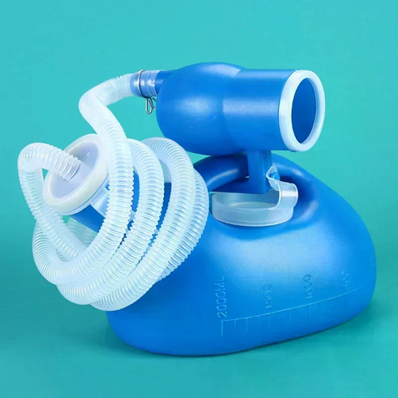 Toilet Supply For Outdoor 2000ml Plastic Male Bed Potty Pee Bottle Collector With 160cm Tube Portable Pee Urine Bottle Oasis Select