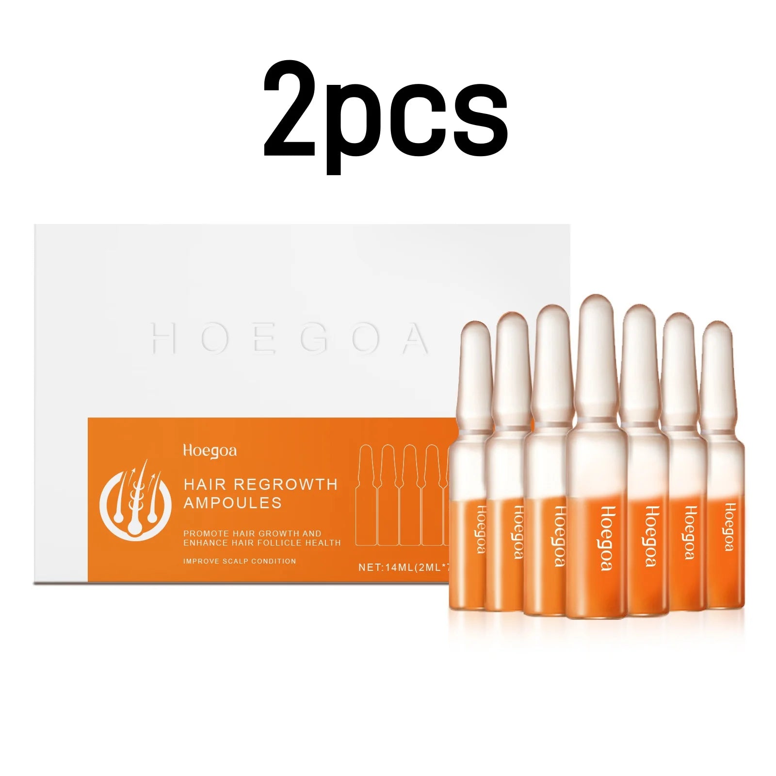 Hoegoa Hair Regrowth Ampoules – Scalp & Anti-Dandruff Treatment Hair Growth Serum Oasis Select 2 Boxed
