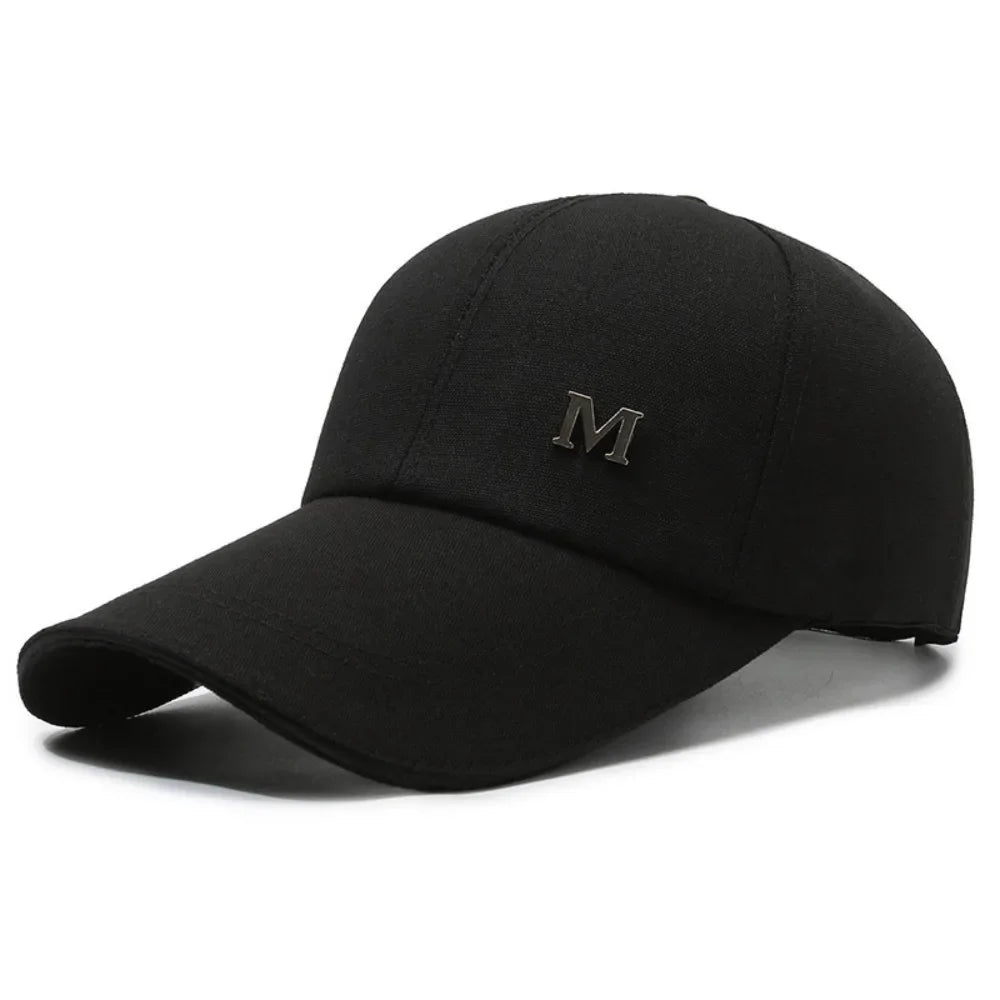 Casual Adjustable Baseball Cap Moisture-Wicking Unisex Quick-Dry Hat Sun Hat Oasis Select M-Black