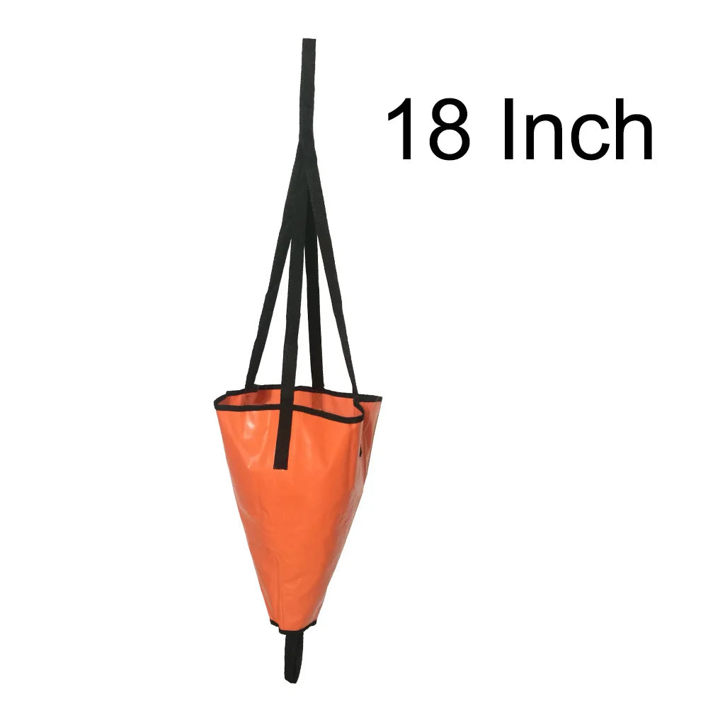 24/18 inch Kayak Canoe Boat Yacht PVC Sea Anchor Drogue Drifting Brake Suit Fising Inflatable Boat Accessories Oasis Select 18 Inch Orange