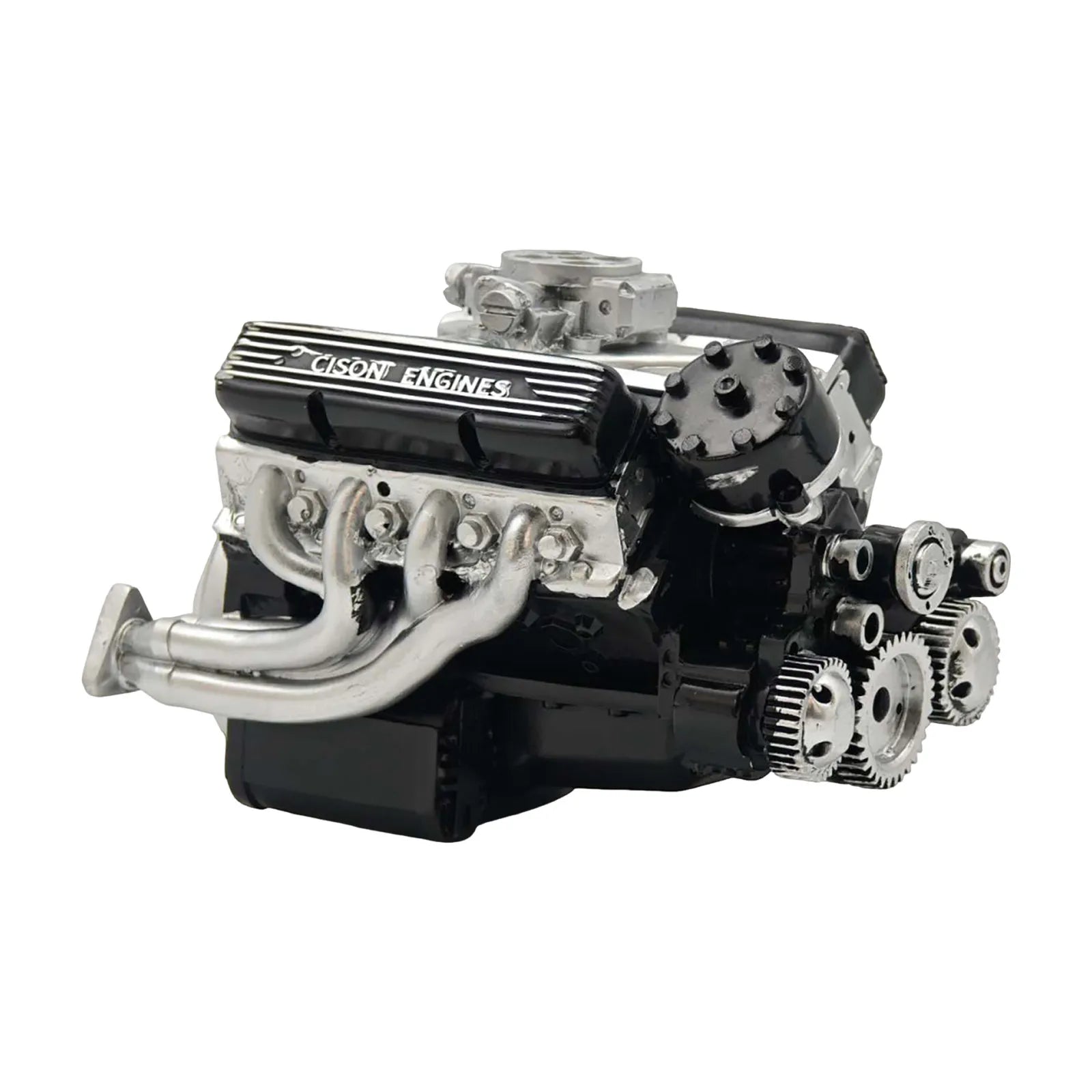 89% Gasoline Ohv V8 Small-Block Engine Model Kits Cison V8 Engine Kit Build Your Own Stem V8 Model Engine for Adults Oasis Select Black One Size