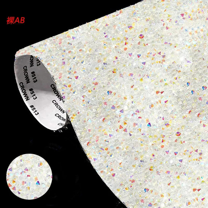 Mobile Phone Case Accessories Rhinestone Sticker Shoe Bag Car Decoration Accessories Diy Self-adhesive Drill Sticker Oasis Select E 24 x 40cm