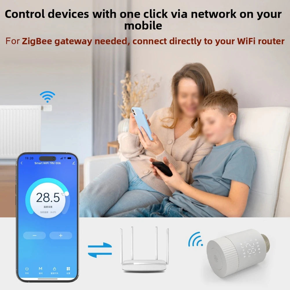 Smart Thermostat Effortlessly Manage Your Heating System Using Voice Commands M30x1.5mm Connections Designed For Ease Of Use Oasis Select