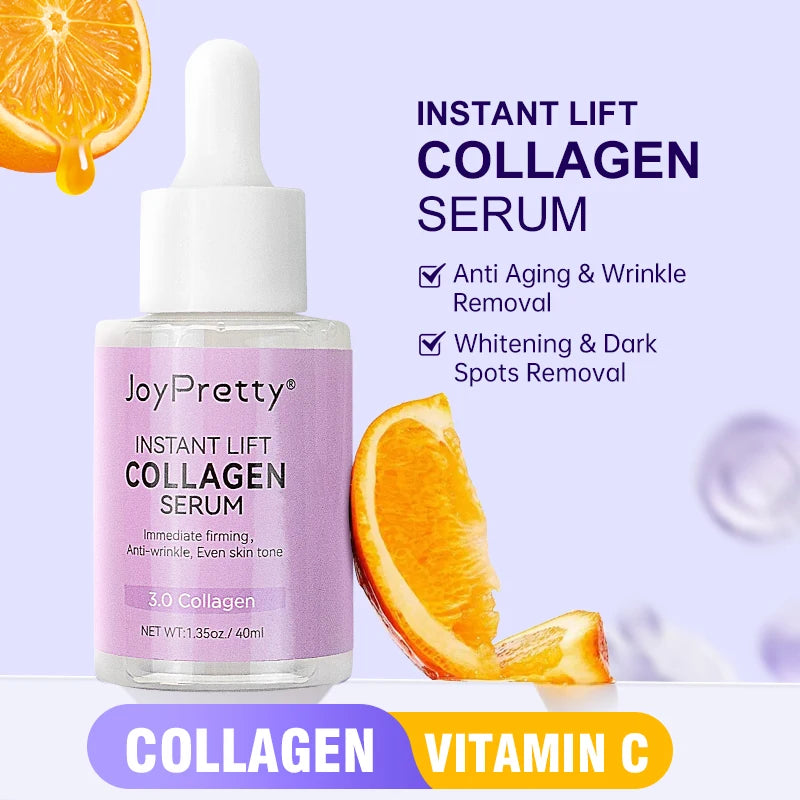 Collagen Whitening Facial Essence Anti-Aging Firming Skin Remover Wrinkle Moisturising Brightning Hyaluronic Acid Face Serum Oasis Select China Mainland