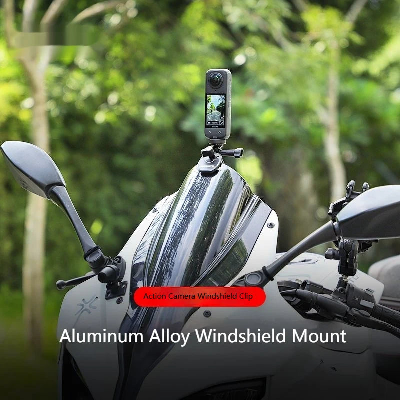 Sunnylife Metal Windshield Clip Mount for GoPro, DJI & Insta360