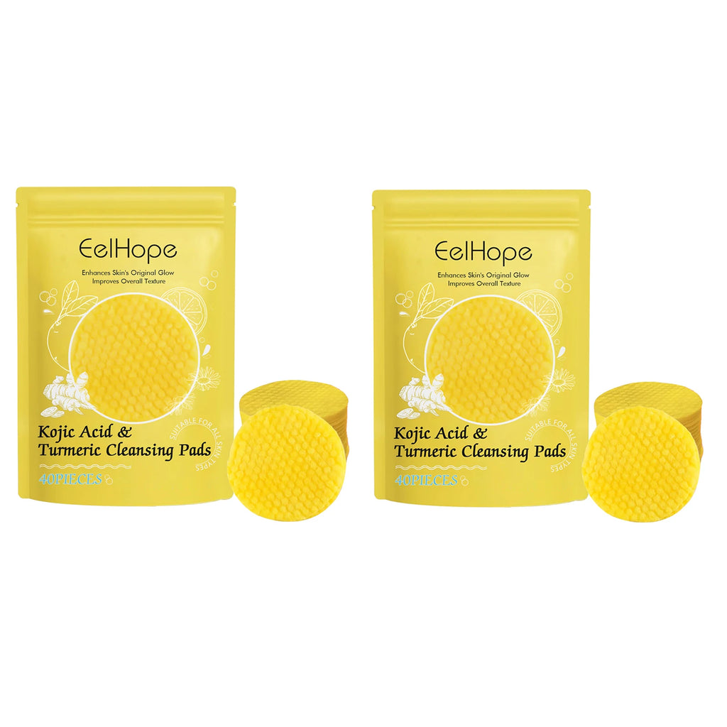 Kojic Acid & Turmeric Cleansing Pads – Brighten & Exfoliate Skin Exfoliating Cleansing Pads Oasis Select buy 1 free 1