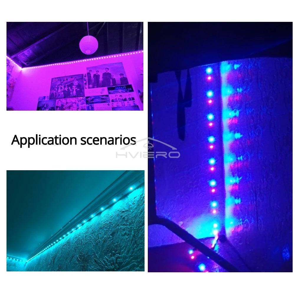 HVIERO 5M SMD 5050 LED Strip Light 300 LEDs DC 12V RGB