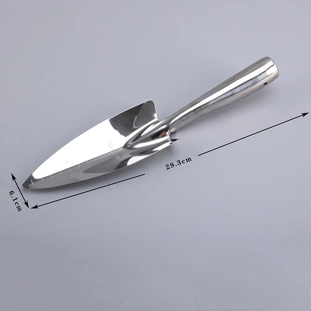 Stainless Steel Garden Tool Set – Shovel, Rake & Hoe