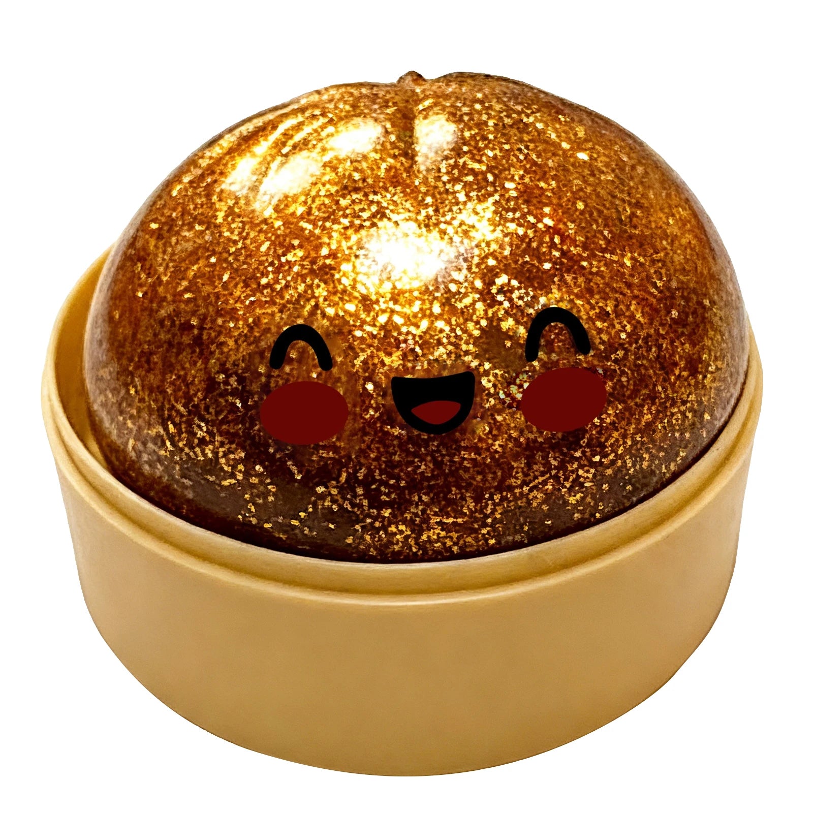 Colorful Crystal Steamed Bun Squeeze Toy Reusable Fun Stress-Relief Slow Rebound Flash Dumpling Desktop Decoration Party Gifts Oasis Select A03
