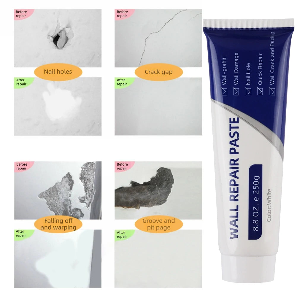 Drywall Patch Repair Kit – Quick-Dry Wall Filler Paste & Tools
