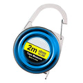 Retractable Keychain Tape Measur Portable Mini Centimeter Inch Retractable Ruler Roulette 2 Meter Measure Tape Gift Oasis Select Blue