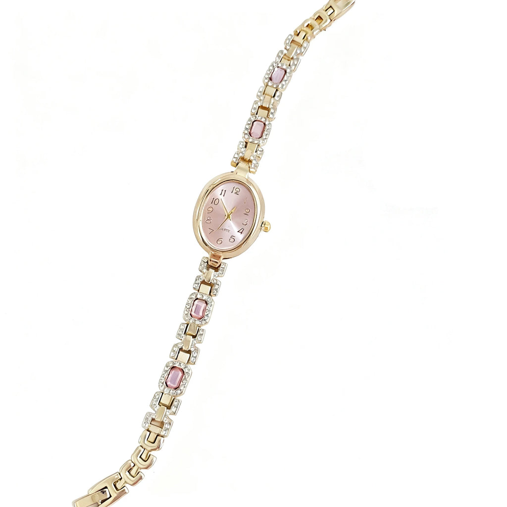 Women's Crystal Rhinestone Bracelet Watch | Elegant Quartz