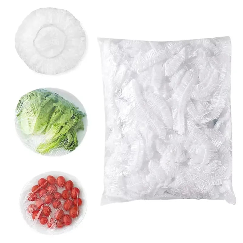 100/500/1000pcs Plastic Wrap, Extra Thick Disposable - Transparent Stretchable Film For Leftovers, Fruits, And Vegetables Oasis Select