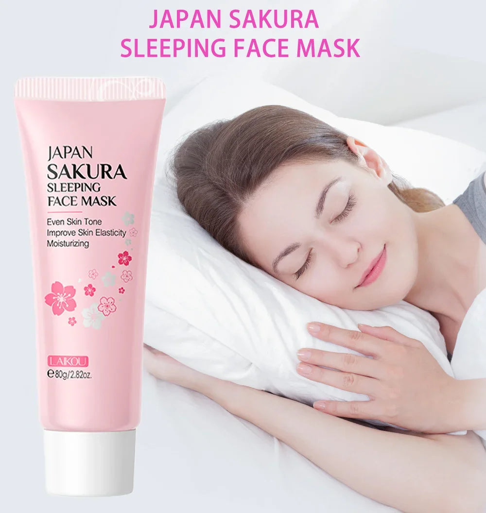 LAIKOU Moisturizing Facial Mask Hydrating Sleeping Face Sheet Masks Repairing & Nourishing Night Face Mask Skin Care 80g Oasis Select